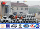 Hot Dip Galvanized Electrical Transmission Poles With 50 Years Life Time المزود