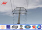 12 M 800 Dan Steel Power Pole For Electrical Line Project، Hot Dip Galvanized المزود
