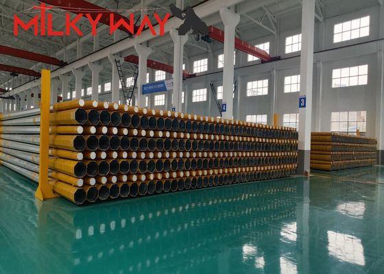 خط نقل قطب فولاذي بطول 20-40m مع غلاف حار من 80-100μm المزود