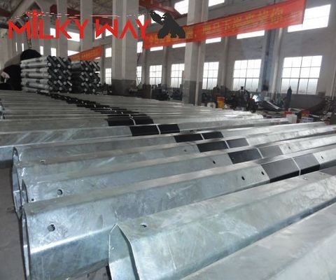 القطب الكهربائي من الفولاذ المغلف بالحر مع FRP 3.8mm 7.2mm سمك 9m 11m الطول ماليزيا القياسية المزود