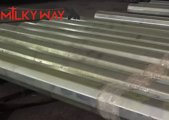 80ft 3Scections 1200 كجم/1680 كجم/2000 كجم من الفلبين NGCP عمود الأعمدة الصلب الكهربائية القياسية المزود