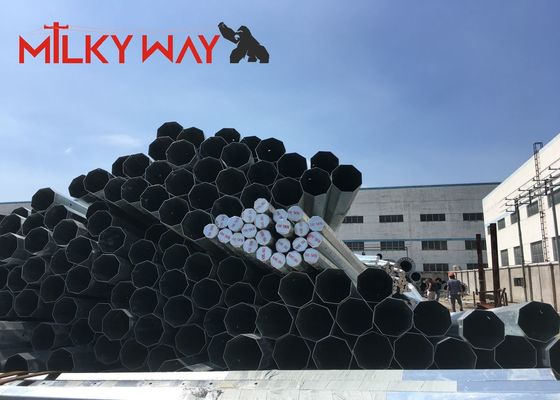 60ft Galvanized Steel Utility Pole for Transmission Lines المزود
