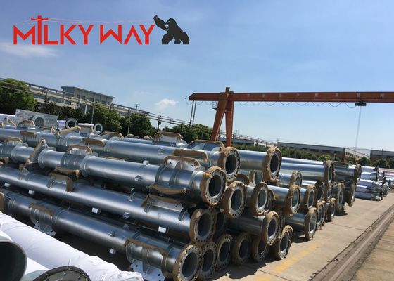 60ft Galvanized Steel Utility Pole for Transmission Lines المزود