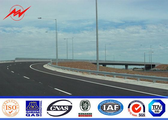 6M-12M ارتفاع شارع ضوء القطب ديجيسن تراجع الساخنة المجلفن السطح