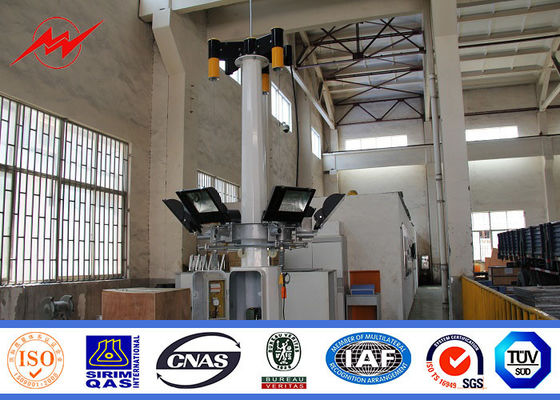 أنتيكوروسيف 30m كرة قدم استاد عال سارية ضوء برج مع يرفع نظام