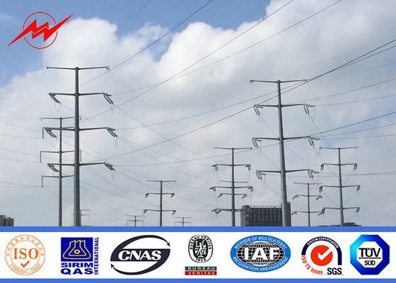 11M 300DAN الصلب فائدة القطب Gr65 المواد ل 69KV توزيع الطاقة