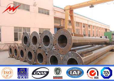 قطب طاقة فولاذي طوله 8-60 متر مع حمولة كسر 2.5KN-200KN
