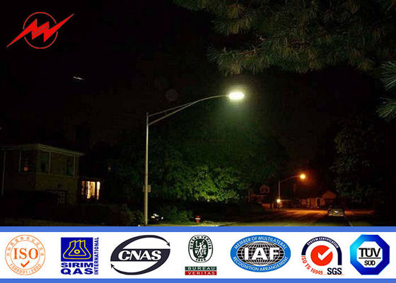 12m مزدوجة الذراع تراجع الساخنة الصلب المجلفن القطب لشارع الخفيفة