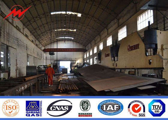 11m ذراع واحد تراجع الساخنة الصلب المجلفن القطب لحديقة الإضاءة