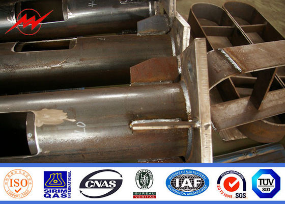 45m ملعب كرة القدم الصاري عالية القطب الإضاءة مع نظام رفع