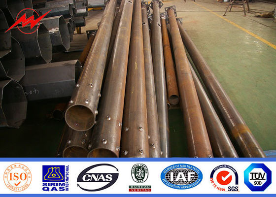 45m ملعب كرة القدم الصاري عالية القطب الإضاءة مع نظام رفع