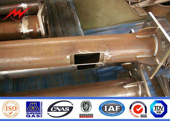 35M متعدد الأضلاع الصاري عالية القطب مركز الإضاءة الرياضية مع نظام الرفع