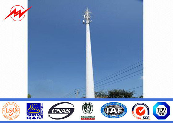 OEM Hot Outside Towers Fixtures Steel Mono Pole Tower With 400kv Cable