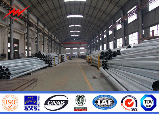 Polygonal 11.8M 12KN Steel Utility Pole for Electrical Power Transmission