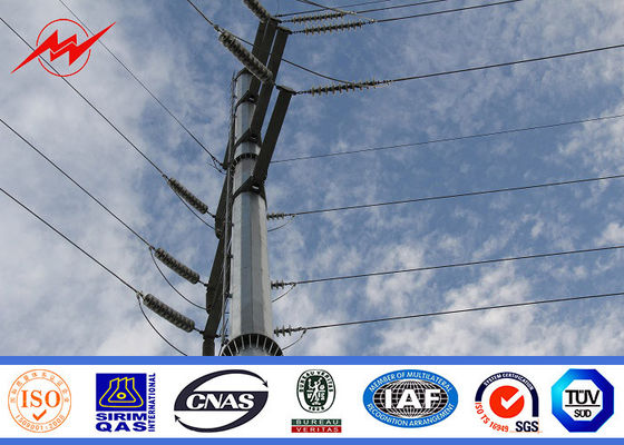 3mm Thickness NGCP Electrical Power Pole For Electricity Distribution