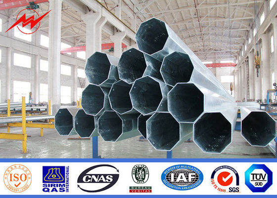 35 ft Hot Dip Galvanized Steel Utility Pole For Electrical Transmission