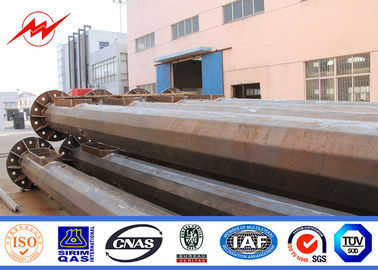 1-30mm حفزت القطب الكهربائي الصلب لنقل الطاقة مع شفة ومرساة بول