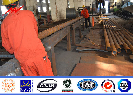 12 م 3.5mm مزدوج الذراع ضوء الشارع البولنديين ، القطب أنبوبي الصلب 15 سنوات Warrenty