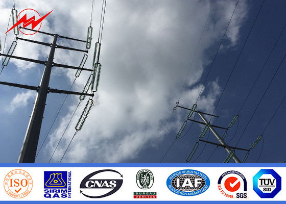 11.8m Steel Electrical Power Pole Electric Power Pole Columniform