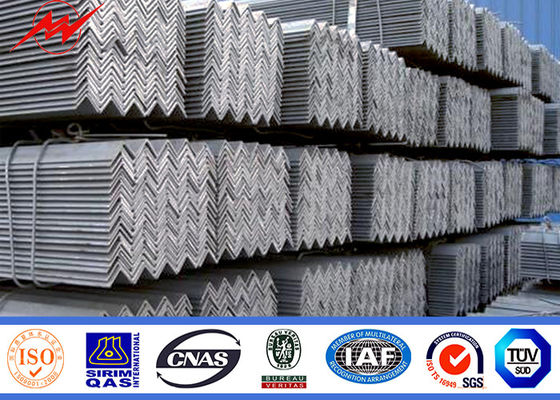 Electric Power Tower Galvanized Angle Steel S235JR With Standard Length