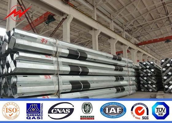 11.8m 2.5kn Load Electrical Power Pole 90% Welding Surface Treatment