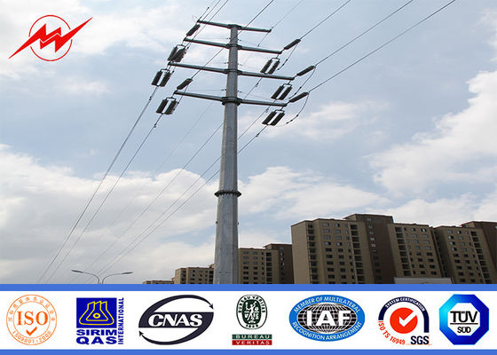 Commercial Steel Utility Pole Transmission Project Electrical Utility Poles