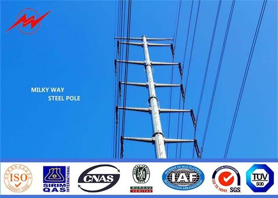 20FT 25FT 30FT Galvanization Electrical Power Pole For Philippines