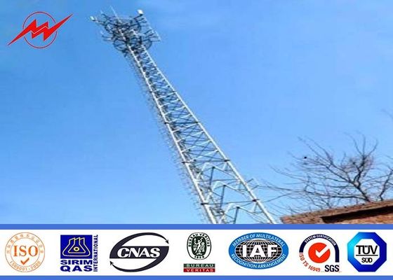 Telecommunication High Voltage Transmission Towers Hot Dip Galvanization
