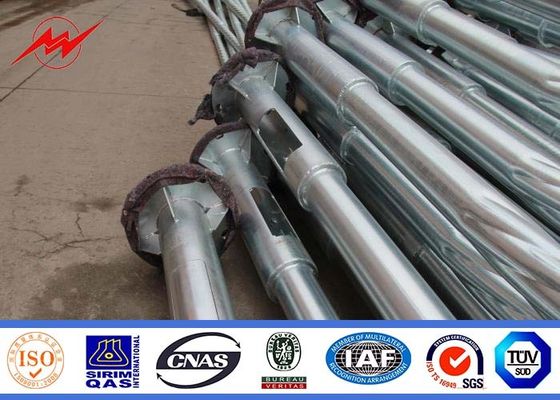 10m 3mm Wall Thickness Commercial Parking Light Poles For Street Lighting