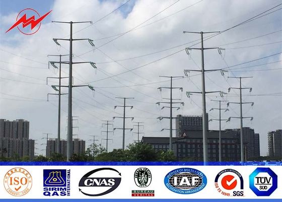 Waterproof Electric Transmission Towers Power Steel 25ft - 70ft
