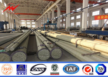 قطب نقل الطاقة من الصلب Q345 11m مع 80-100μM Galvanization