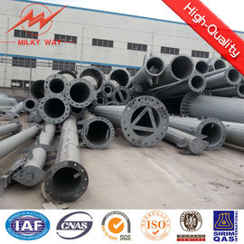 قطب خطوط الطاقة الحديدية المخروطية AWS D1.1 لضغط الرياح 220 كيلومتر في الساعة