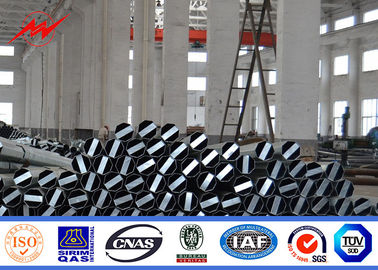 10 م 12 م خط نقل 133kv قطب الطاقة الكهربائية لبرج القطب الصلب