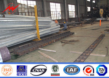 Q235 Q345 Q460 69kv الصلب المجلفن القطب، خط نقل الطاقة القطب