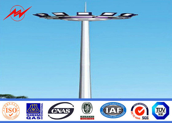 45M 80 نوس ليد أضواء المجلفن السامي الصاري ضوء القطب مع جولة فانوس النقل