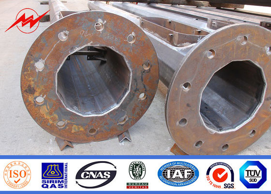 30M Polygonal Monopole MPH الإضاءة عالية الصاري القطب لكرة القدم مع 60 أضواء