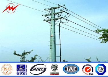 خط نقل الصلب أنبوبي القطب المجلفن 132kv 16m 14m 12m