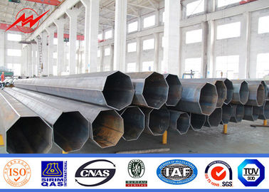 Q235 Q345 Q460 69kv الصلب المجلفن القطب، خط نقل الطاقة القطب