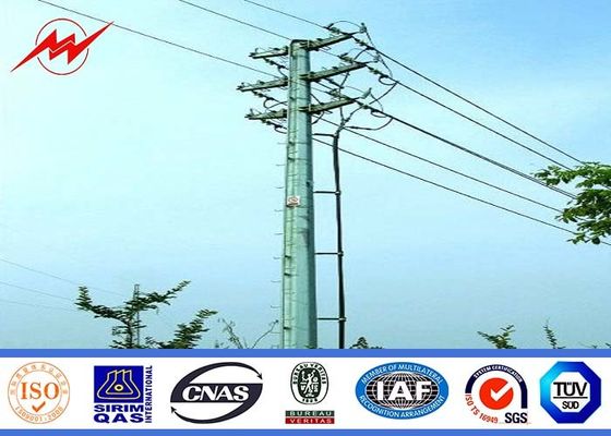 33kv 10m الصلب القطب القطب الكهربائية أقطاب المساعدة لخط نقل