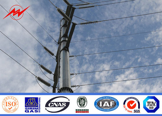 10kv ~ 550kv الكهربائية أداة الصلب القطب قطب توزيع الطاقة