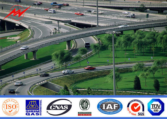 سداسيّ / مثمن 25m 30m high ماست ضوء ضوء Poles مع Aotumatic يرفع نظام