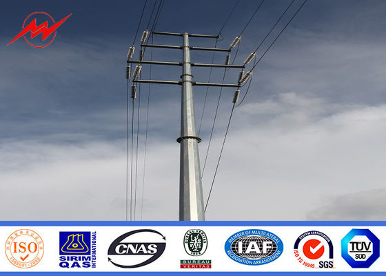10kv - 550kv خط توزيع الكهرباء Pole Q345 Q420 Torlance + - 2٪