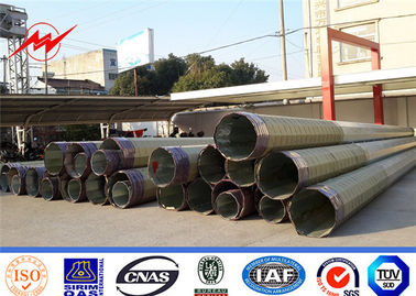 Q345 Q235 GR65 الصلب القطب الطاقة ، الكهربائية وحدة قطب طويل العمر Serive طويل