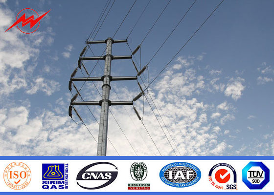 القطب الصلب المجلفن والبيتومين لقطب خط توزيع الطاقة