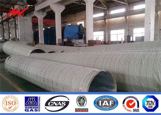 المهنية Q235 الصلب القطب الكهربائي مع ذراع الصليب لإكسسوارات الطاقة