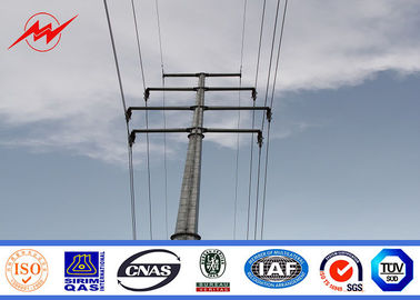 12 M 800 Dan Steel Power Pole For Electrical Line Project، Hot Dip Galvanized
