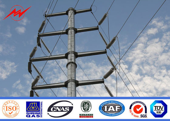220kv مزدوج الدائرة الصلب السلطة القطب انتقال للبرج العلوية الصلب البرج
