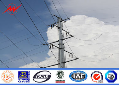 35FT NEA ستاندرد قوة القطب ، أعمدة أداة معدنية لخط نقل 69kv