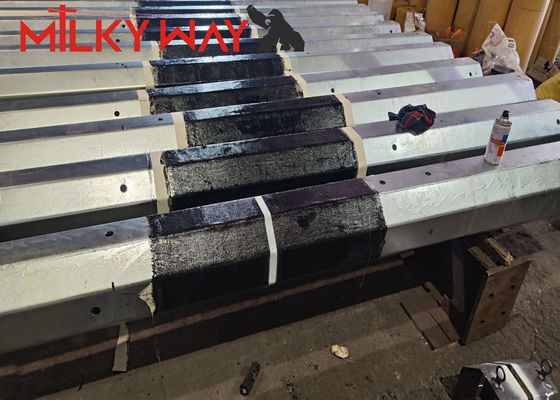 1250 دان 11.8M 8 الجوانب قطب الطاقة الكهربائية 4 ملم سمك دفن مباشر ASTM A123 معيار الغلاف