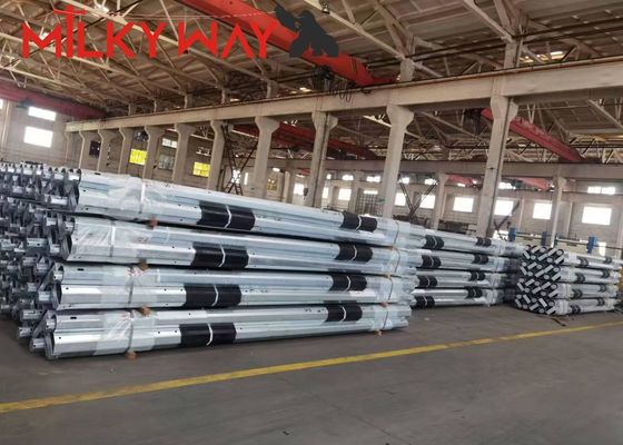 3.8mm 7.2mm 9m 11m ماليزيا hop dip galvanisation القطب الكهربائي من الفولاذ مع FRP